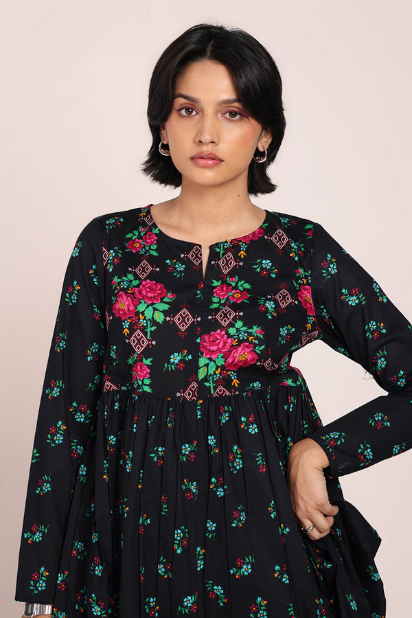 Heart of Balochi Booti Frock