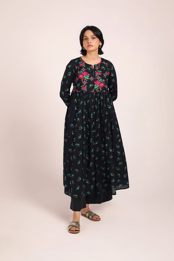 Heart of Balochi Booti Frock