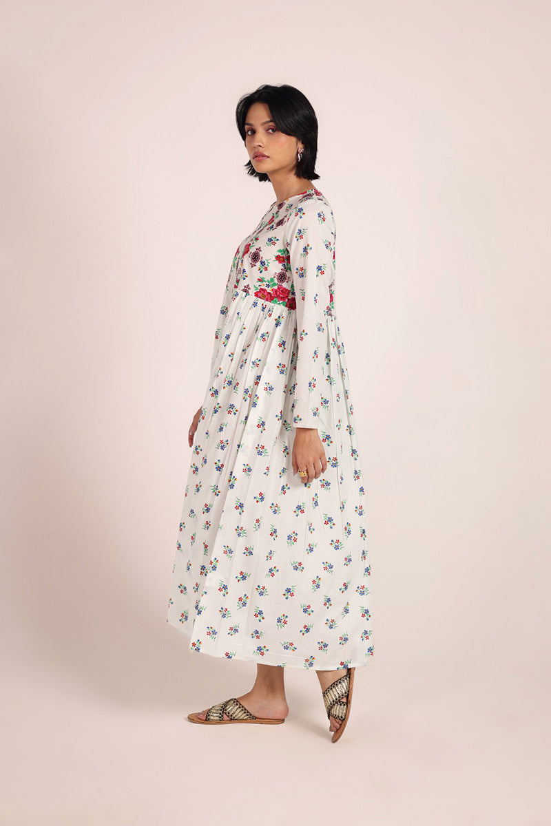 Heart of Balochi Booti Frock