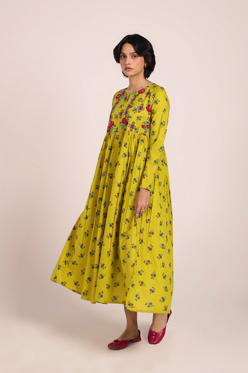 Heart of Balochi Booti Frock