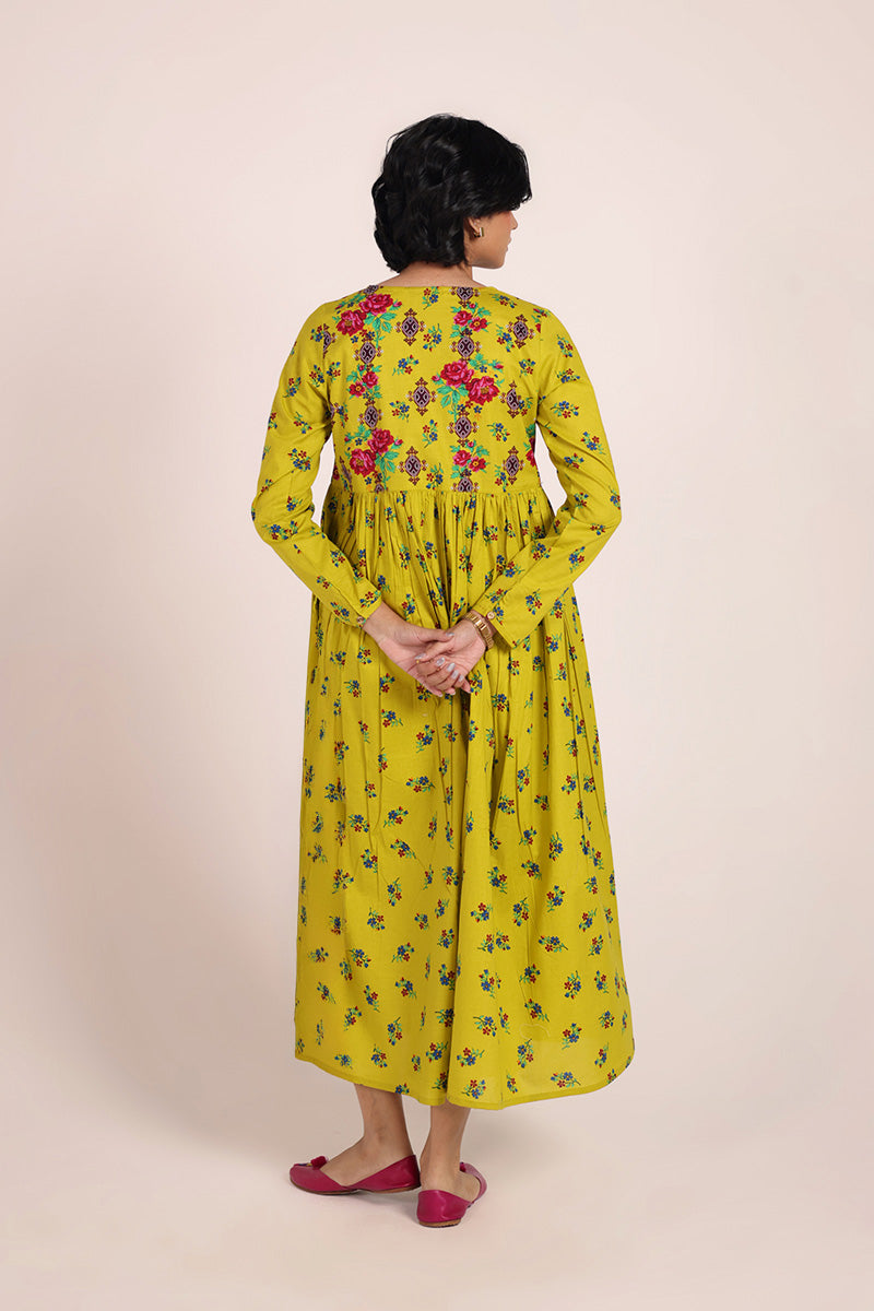 Heart of Balochi Booti Frock