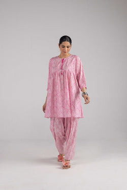 Flared Printed Dual-Set