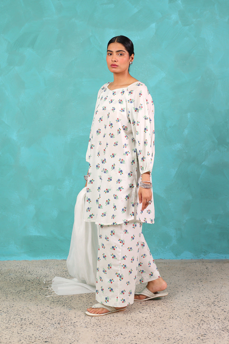 Balochi Booti Spring Veil Ensemble