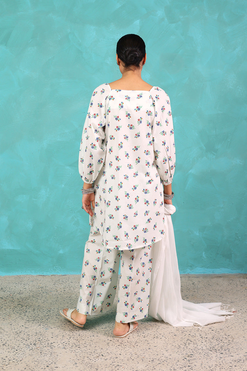 Balochi Booti Spring Veil Ensemble