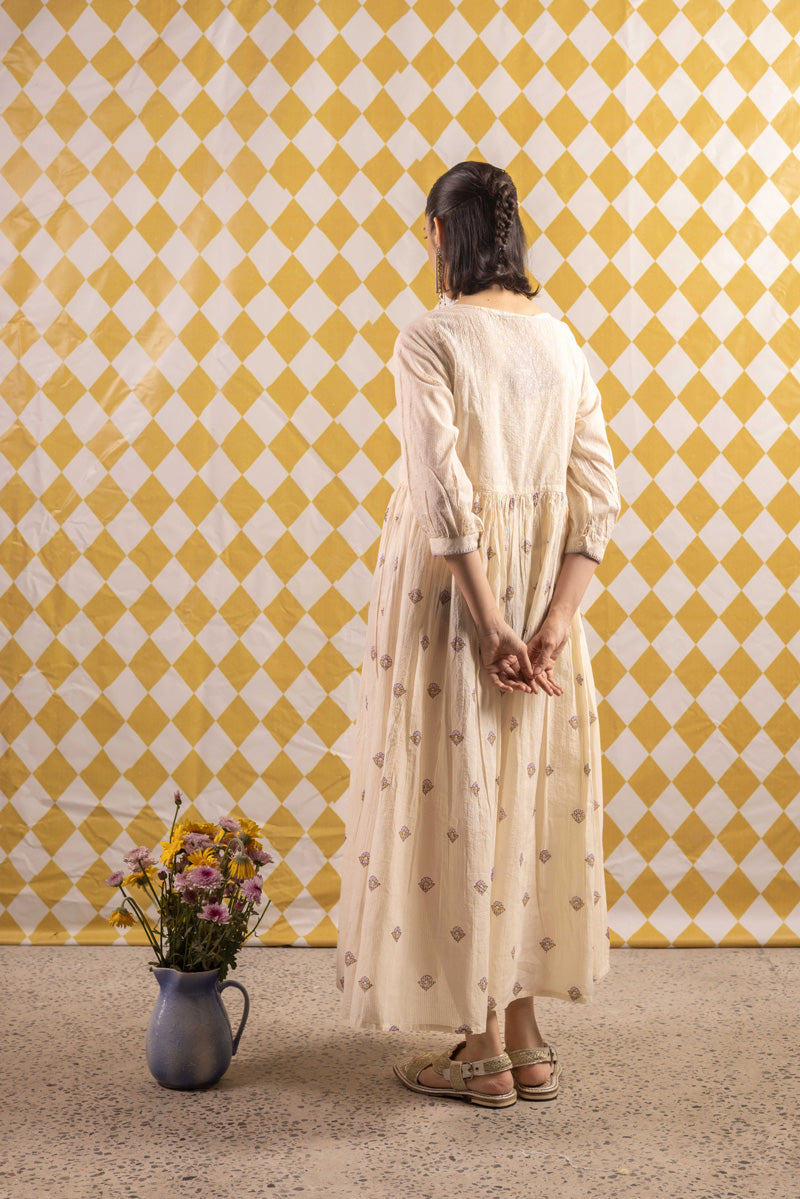 Block Printed Chambeli Frock