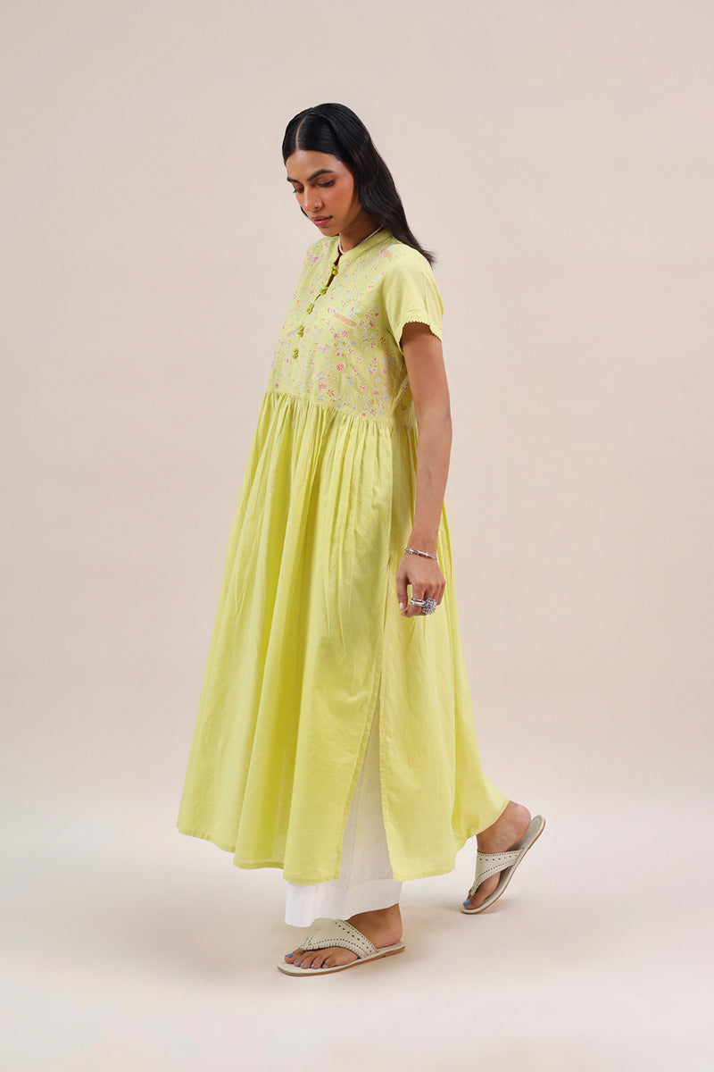 Embroidered Faras Dress