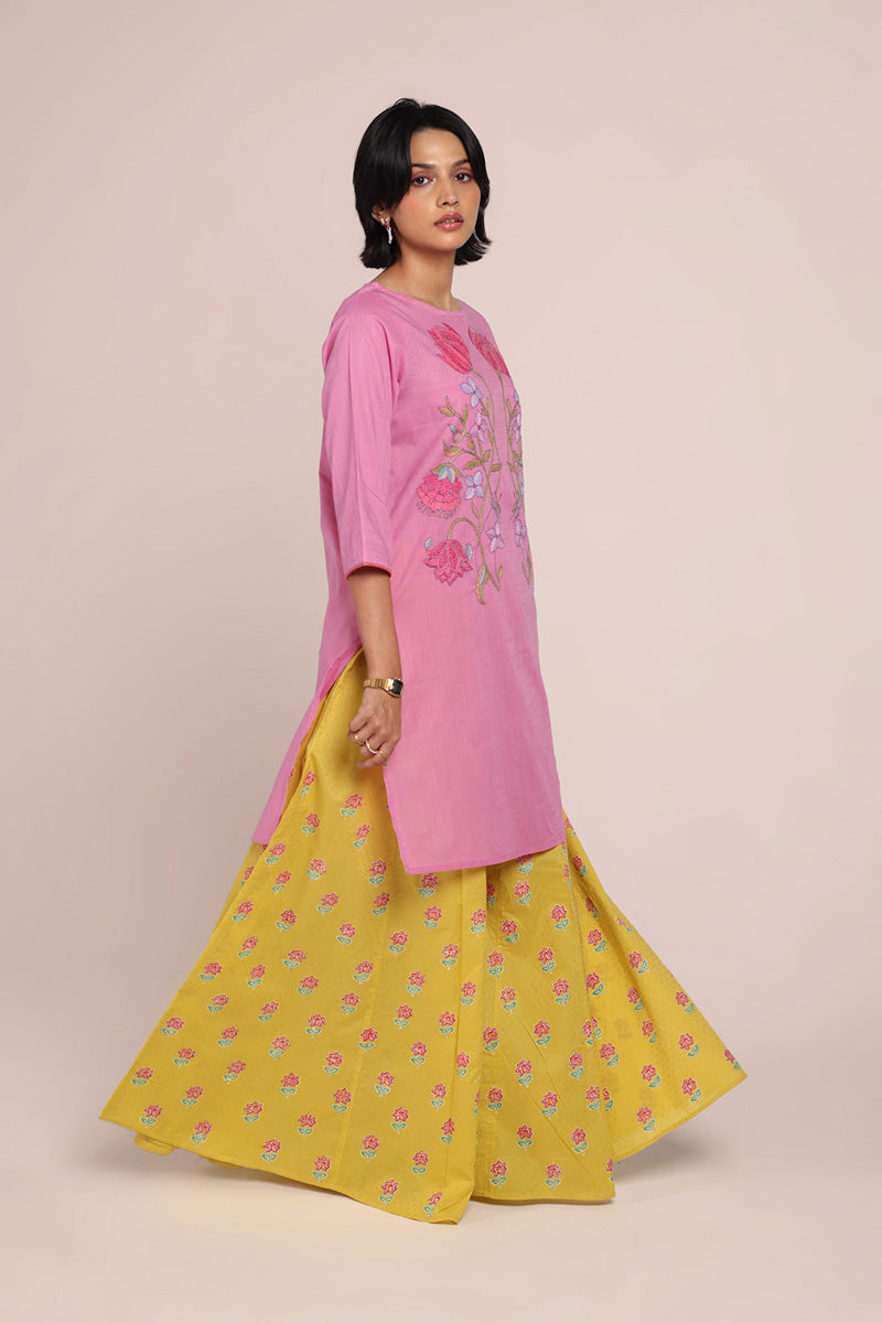 Block Printed Ferozan Bottoms
