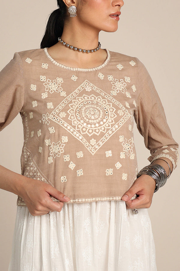 Aina Embroidered Top