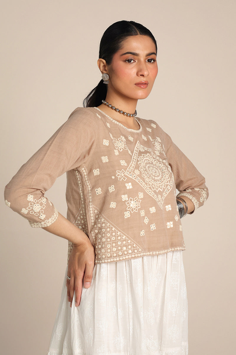 Aina Embroidered Top