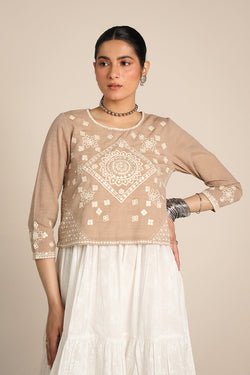 Aina Embroidered Top