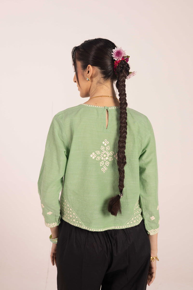 Aina Embroidered Top