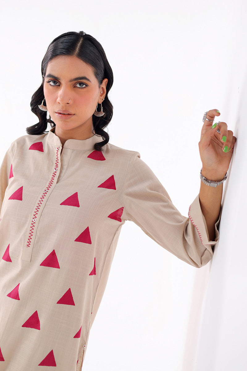 Block-Printed African Charm Duo