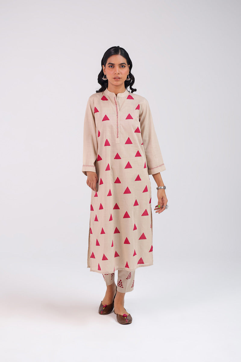 Block-Printed African Charm Duo