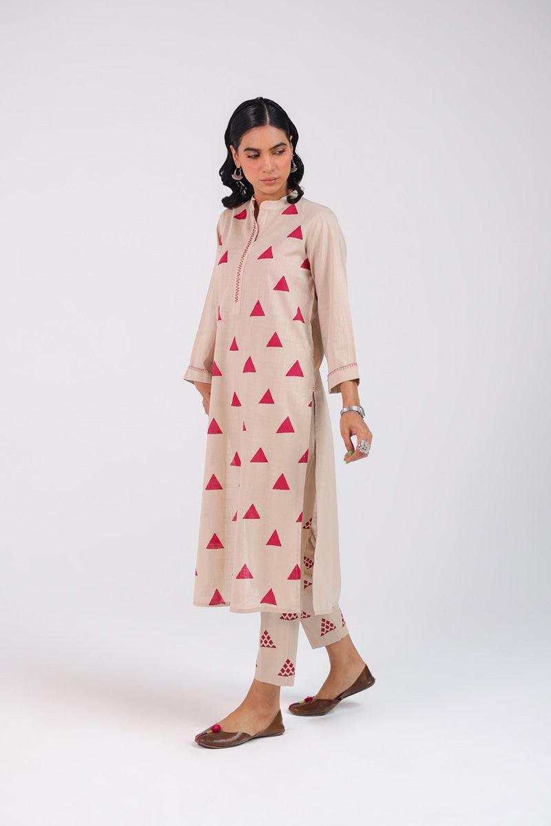 Block-Printed African Charm Duo