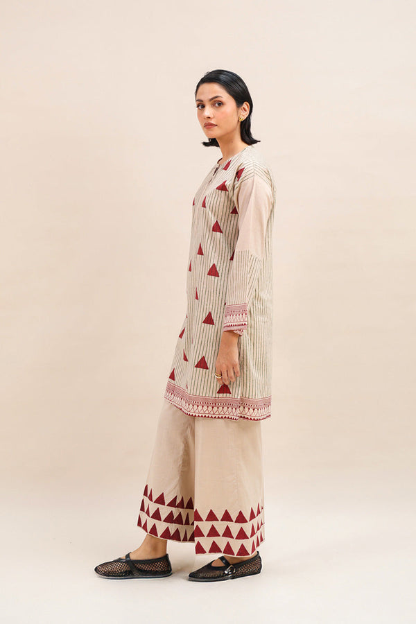 Black-Printed African Charm Duo