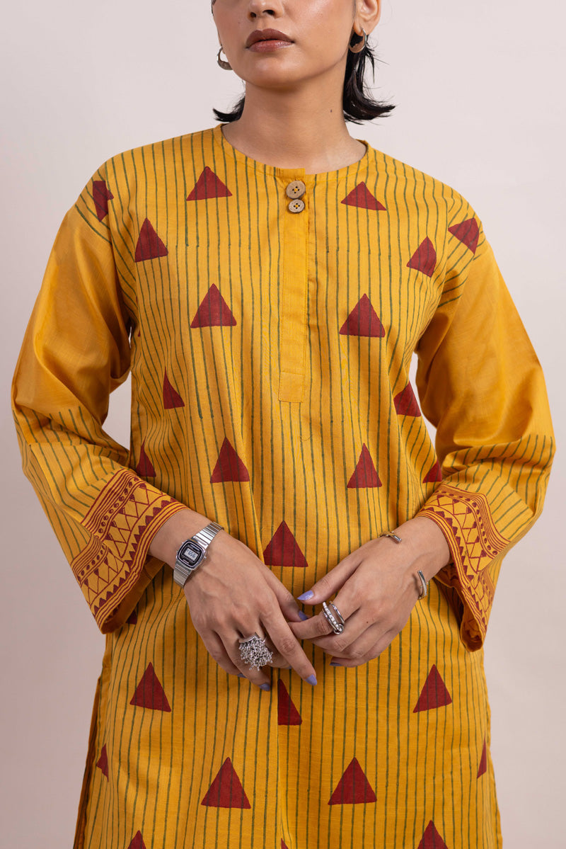 Black-Printed African Charm Duo