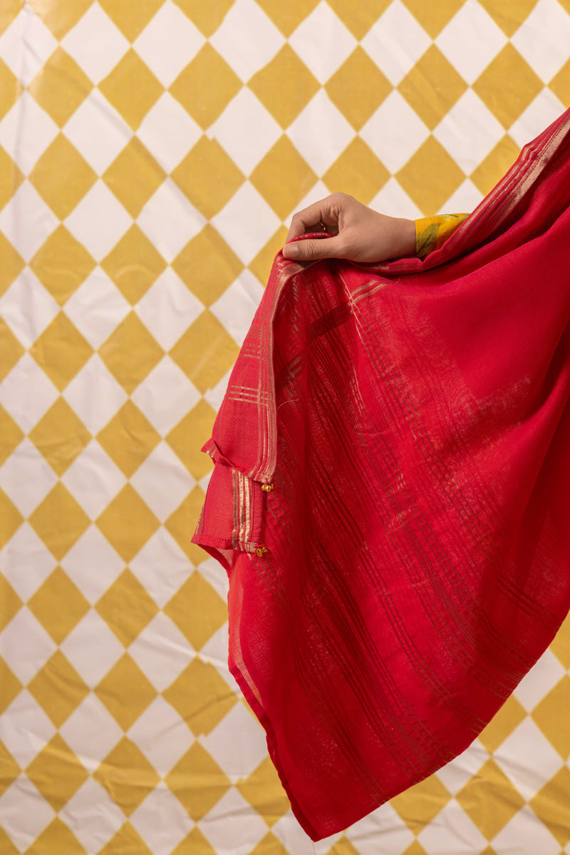Zareen Beaded Blush Dupatta