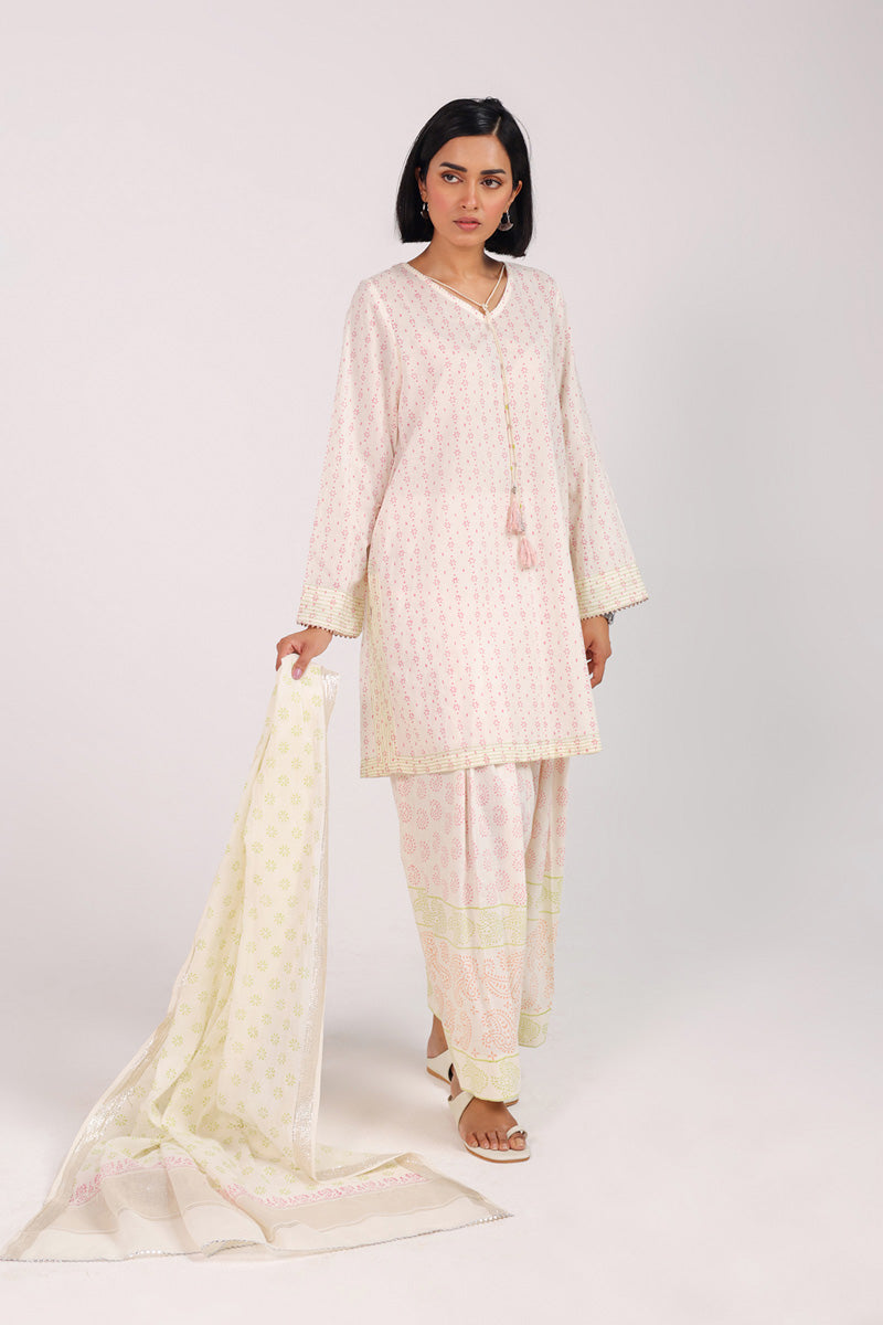 Anarkali Block Grace 3 Piece Suit