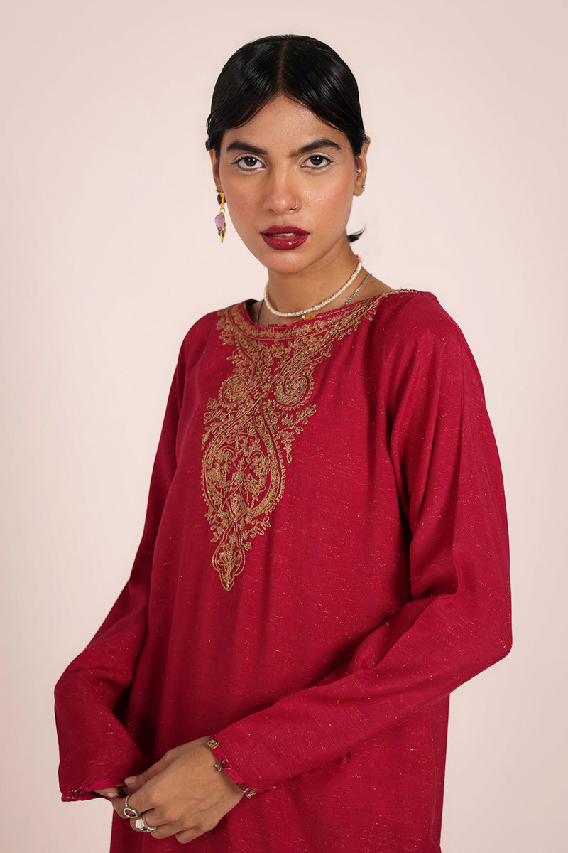 Bold Hues of Red 3-Piece Suit