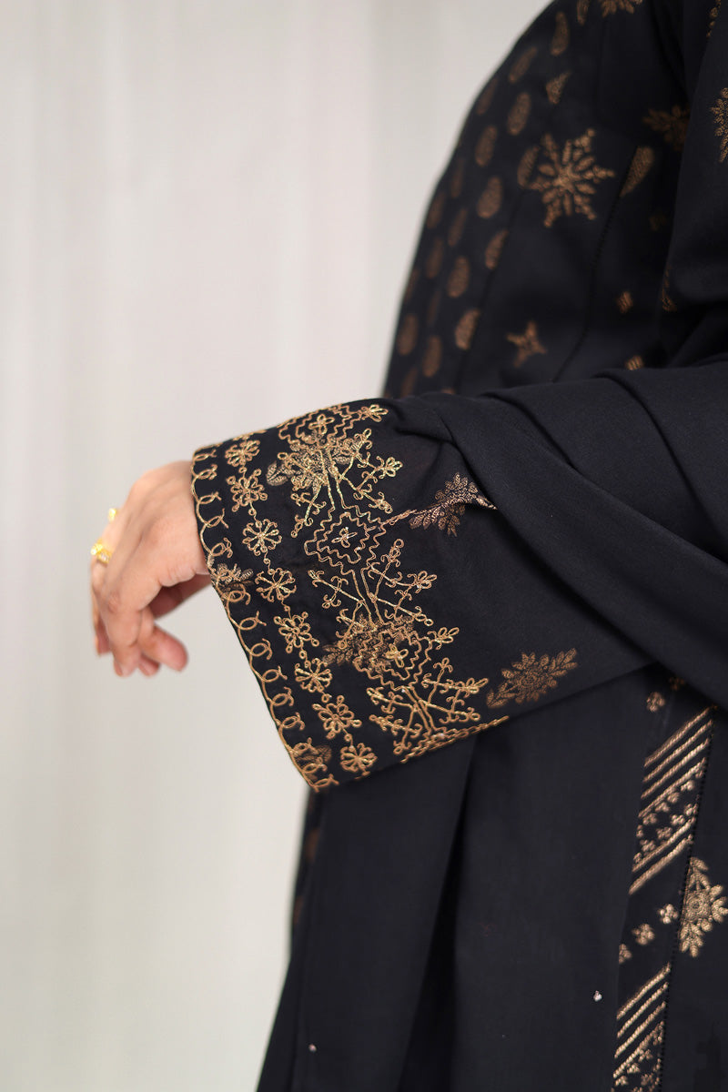 Golden Woven Raat ki Rani 3 Piece