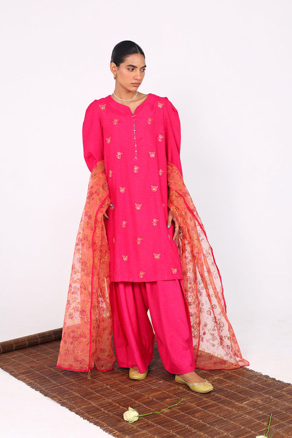 Hues of Red Regal 3 Piece Suit