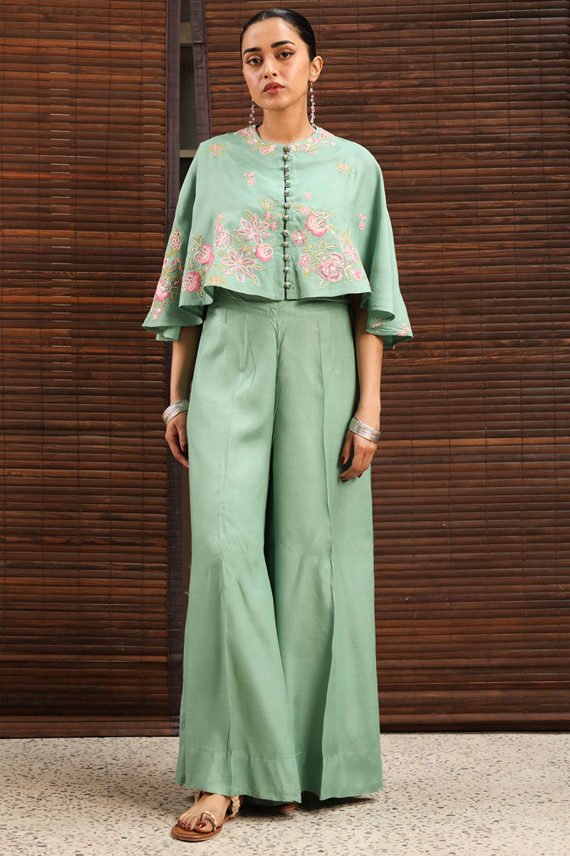 Phool Embroidered Jacket Co-Ord Set