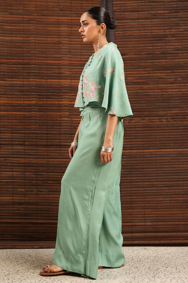 Phool Embroidered Jacket Co-Ord Set