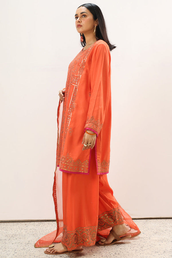 Silver Sequin 3-Piece Ensemble