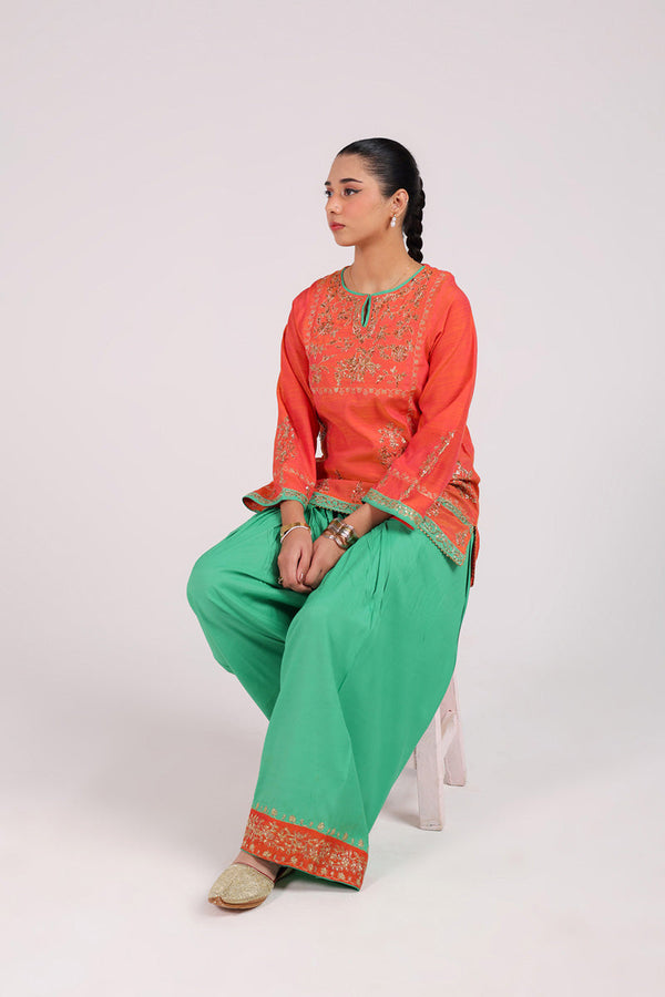 Shoukh Rang Zardozi Set