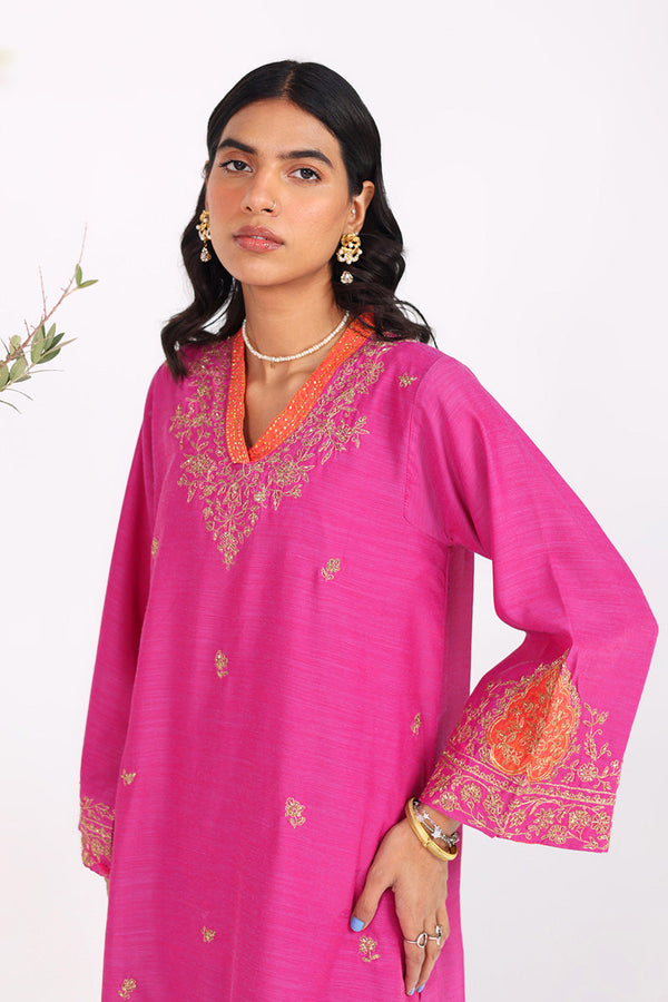 Shoukh Rang Gleaming Threads Ensemble