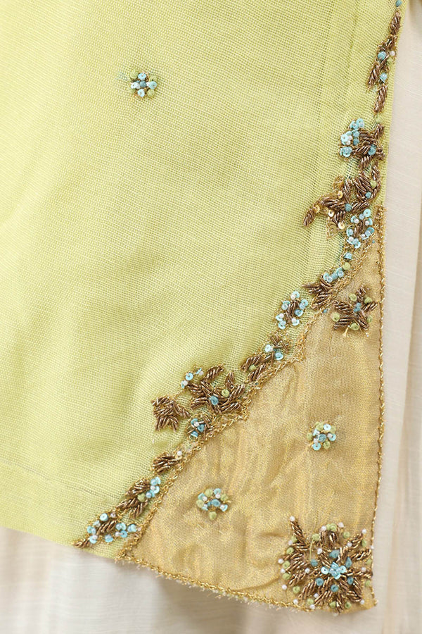 Mahrani Embroidered Gharara 3-Piece suit