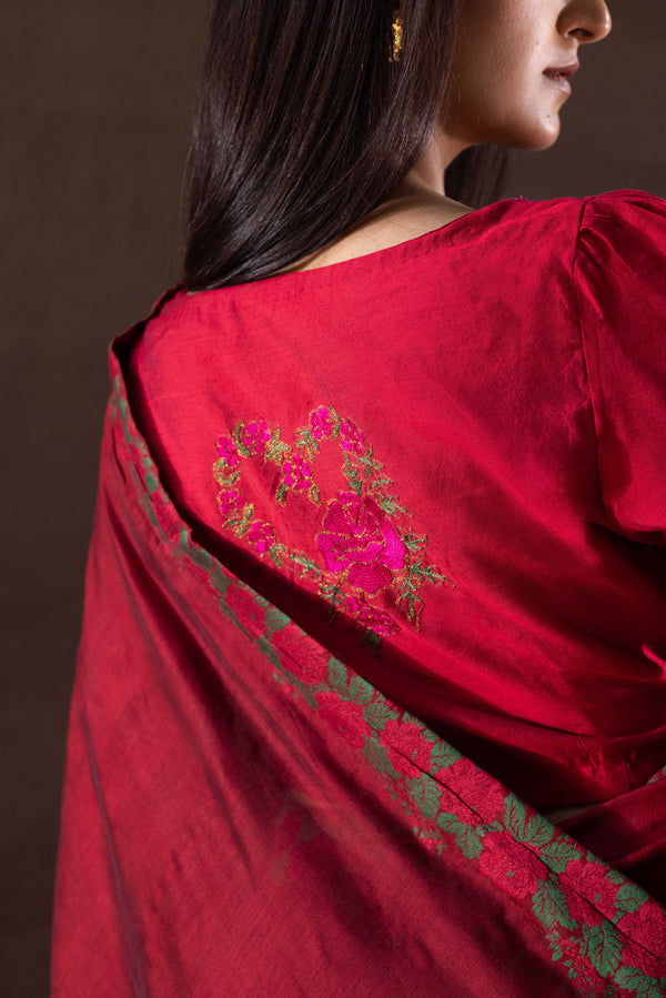 Golden Rose Opulent Saree