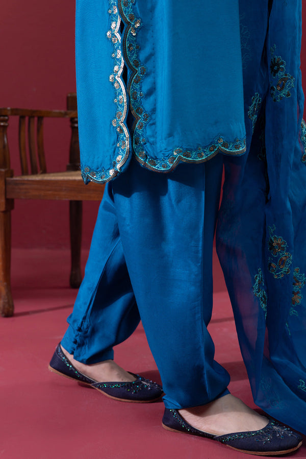 Scalloped Sequin 3-Piece Set