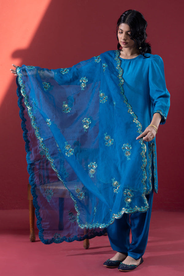 Scalloped Sequin 3-Piece Set