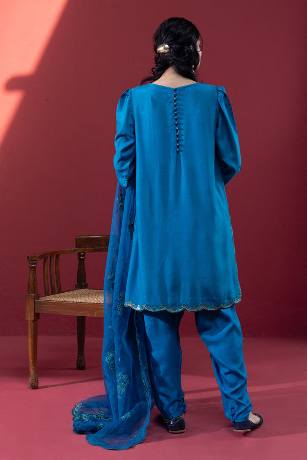 Scalloped Sequin 3-Piece Set