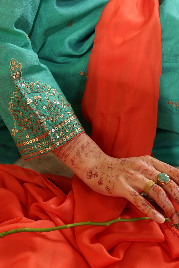 Golden Sequin 3-Piece Set