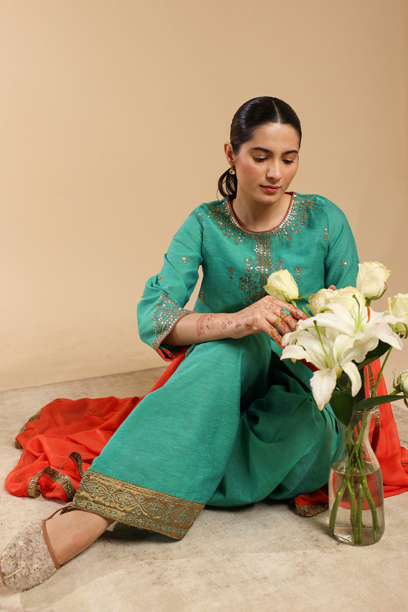 Golden Sequin 3-Piece Set