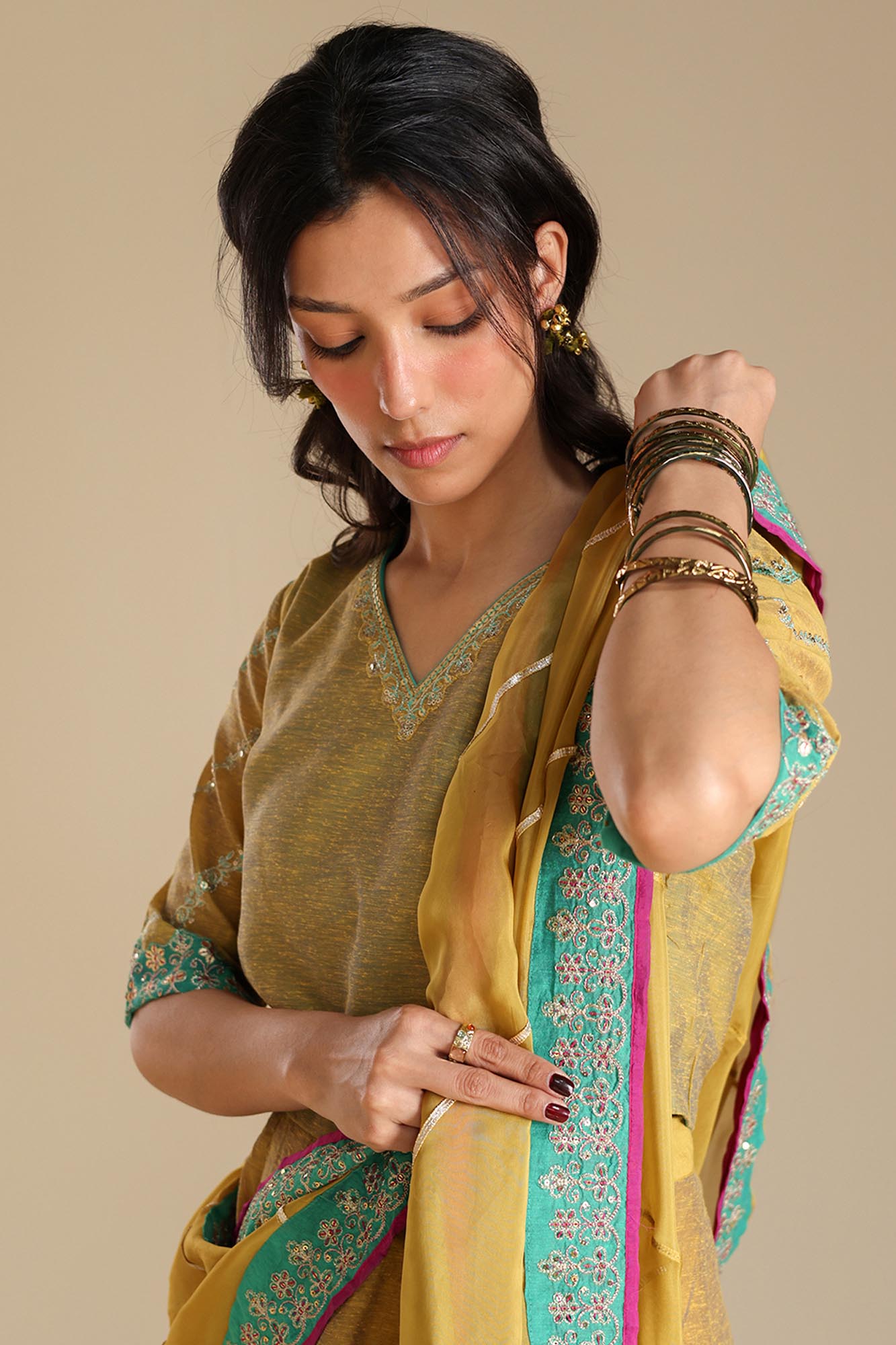 Embroidered Couture Lehnga Ensemble