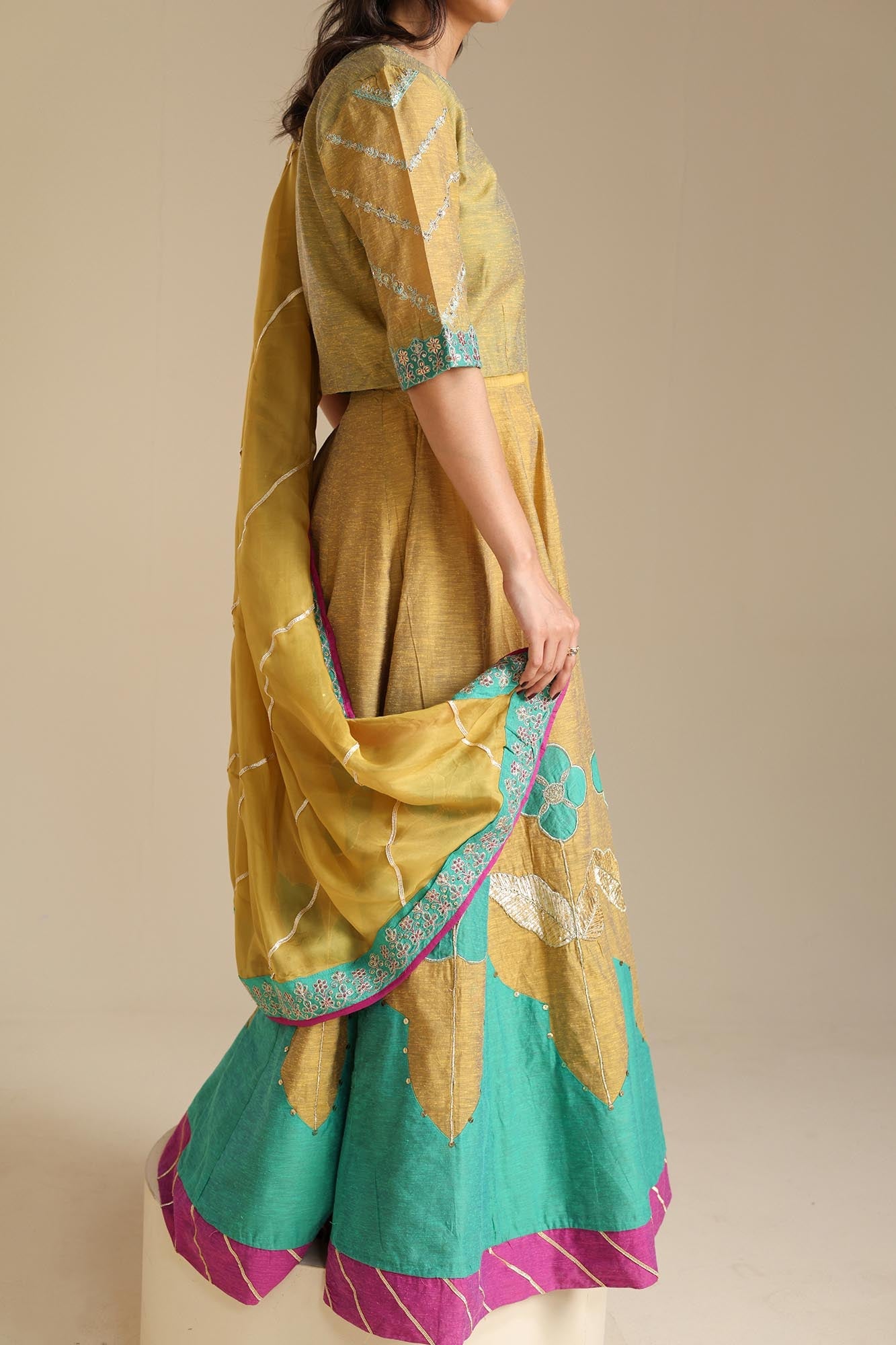 Embroidered Couture Lehnga Ensemble