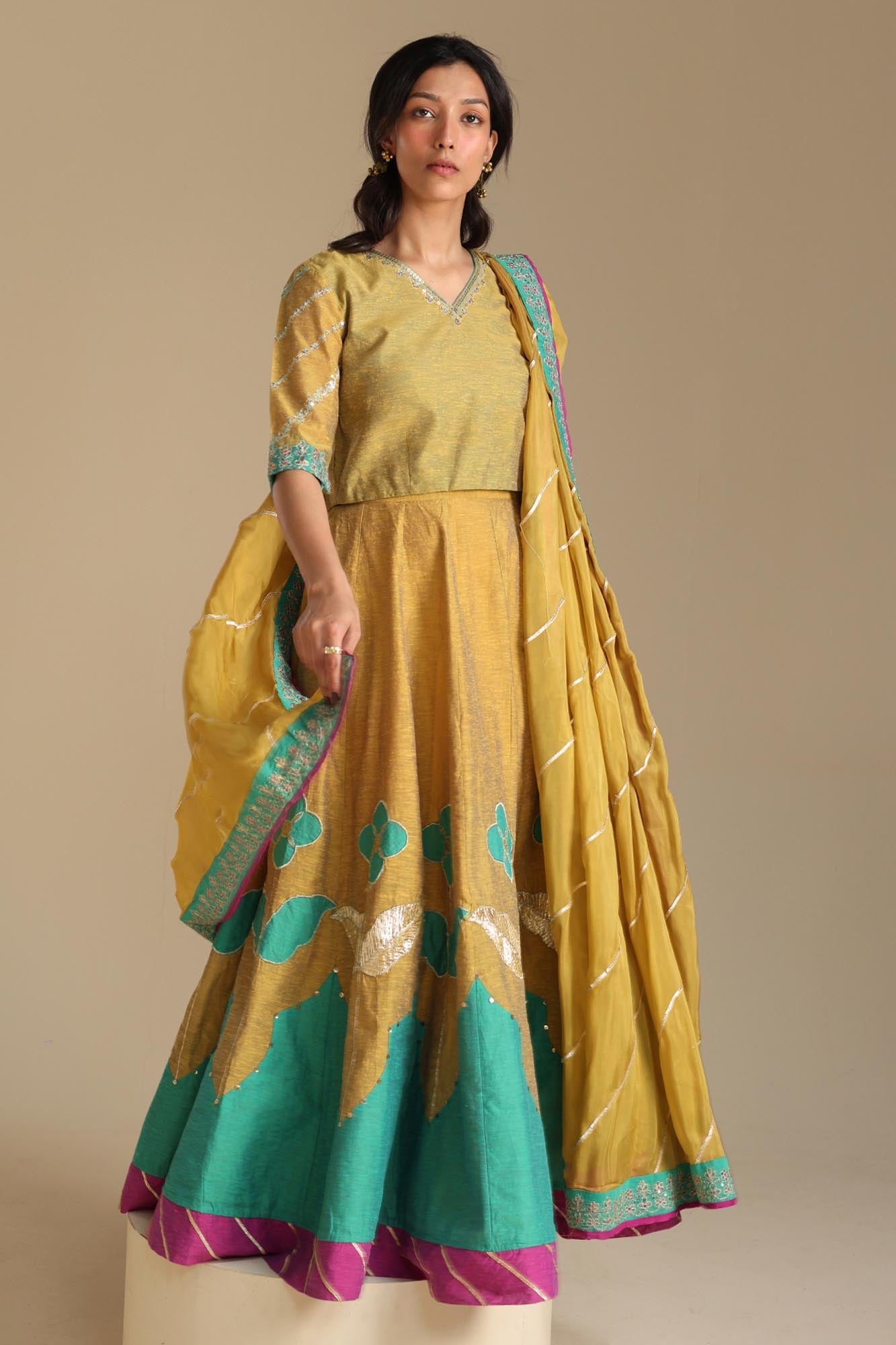 Embroidered Couture Lehnga Ensemble