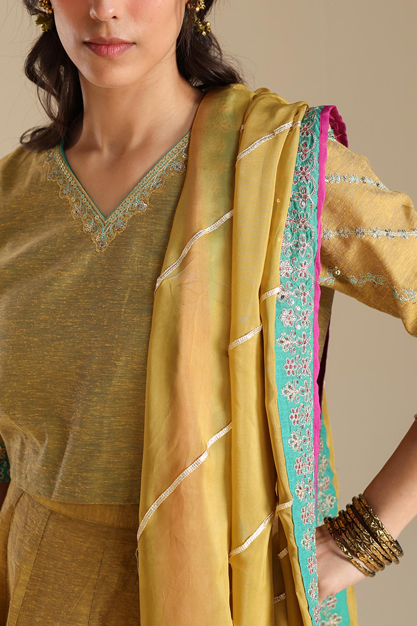 Embroidered Couture Lehnga Ensemble