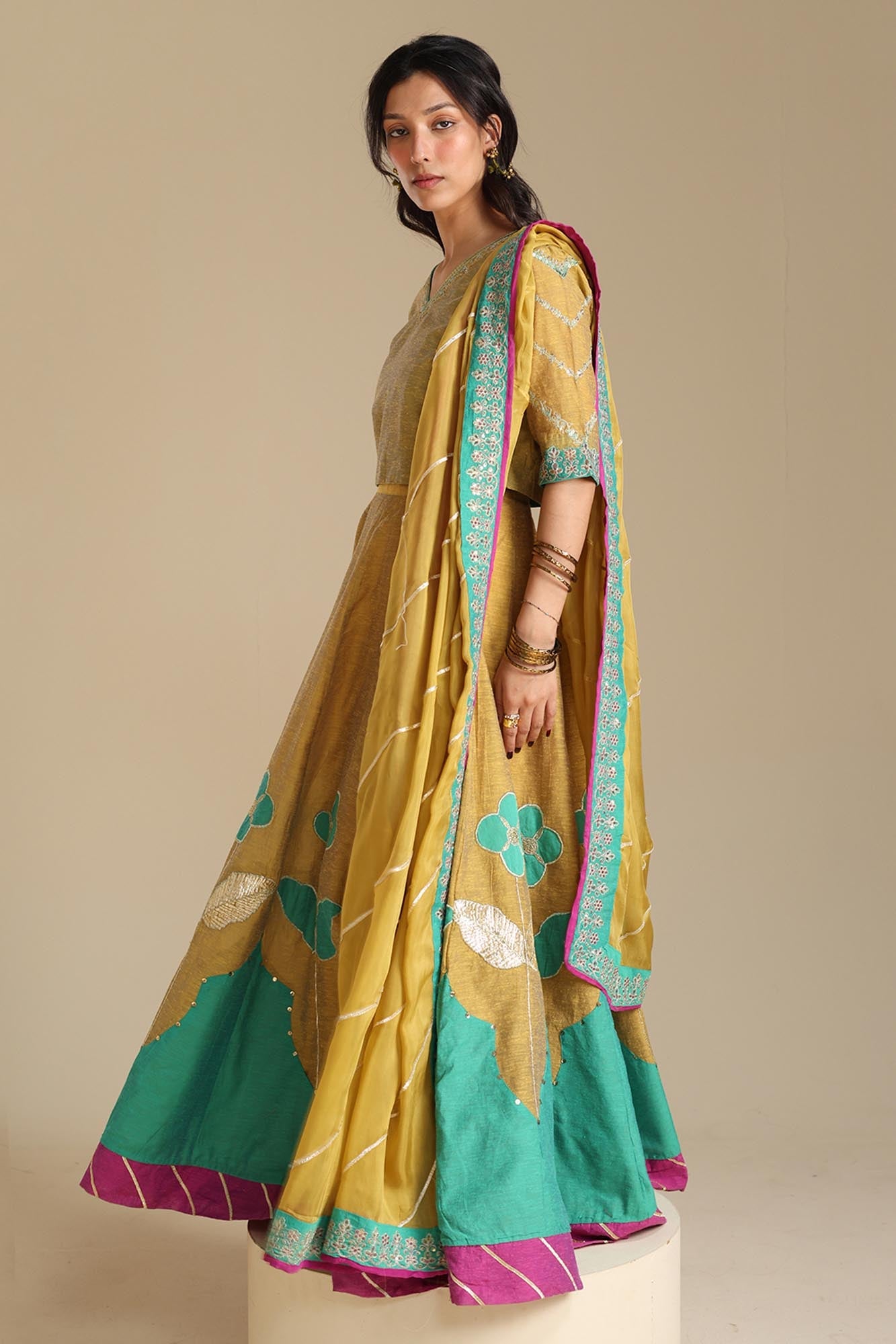 Embroidered Couture Lehnga Ensemble
