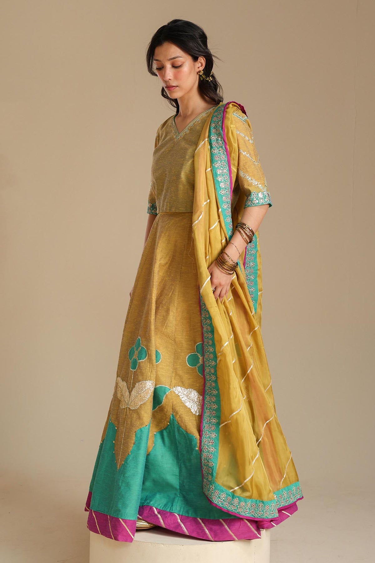 Embroidered Couture Lehnga Ensemble