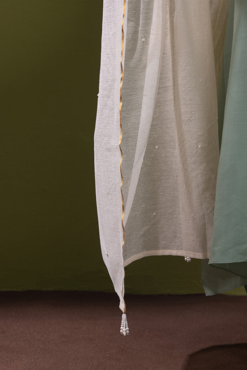 Pearl Whisper Dupatta