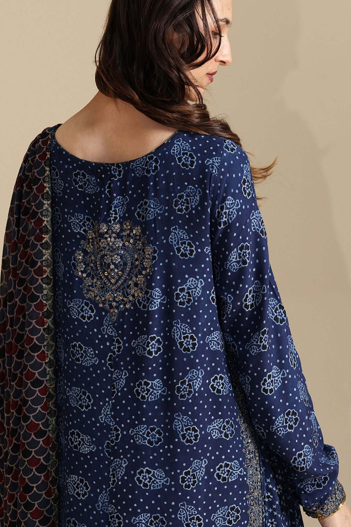 Embroidered Layered Dress