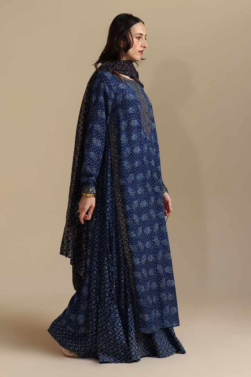 Embroidered Layered Dress