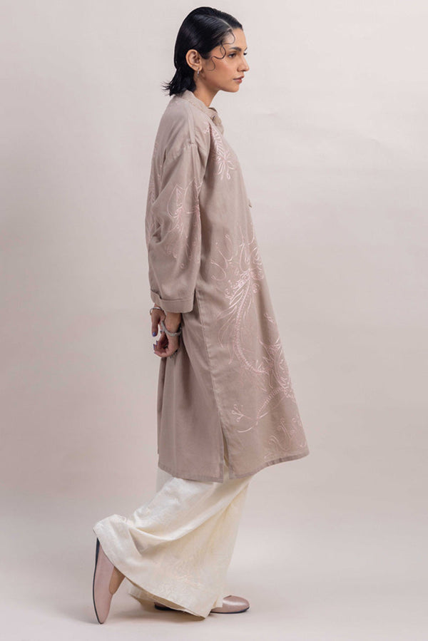 Mirchi Heart Embroidered Shirt