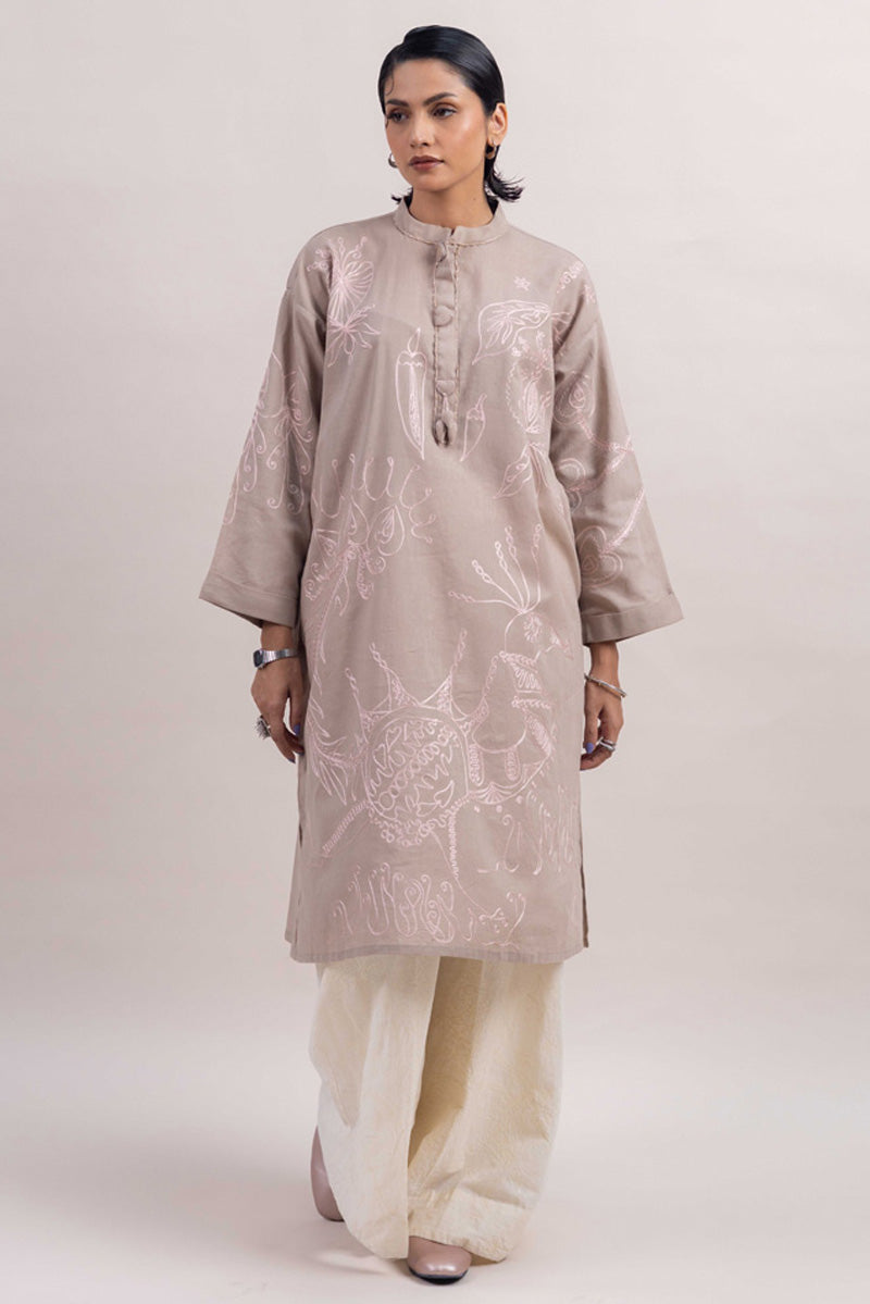 Mirchi Heart Embroidered Shirt