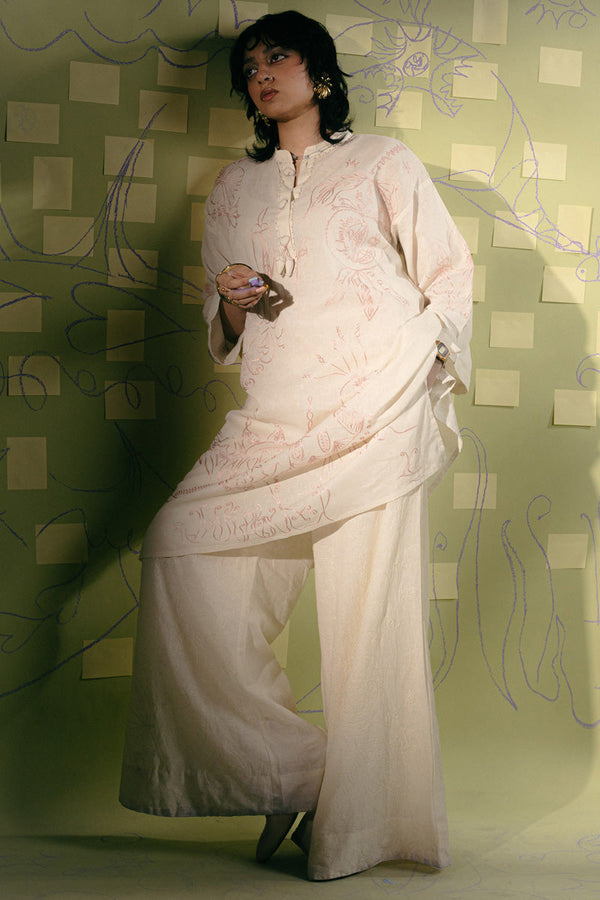 Mirchi Heart Embroidered Shirt