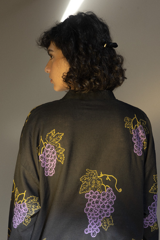 Embroidered Baddie Kurta
